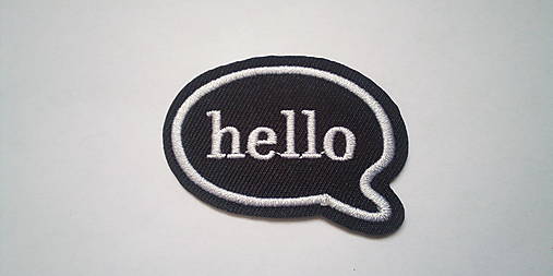  - Nažehľovačka Hello 5,5x3,5cm - 14158021_