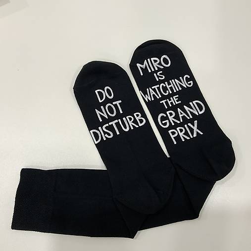 Maľované ponožky pre milovníka “GRAND PRIX”