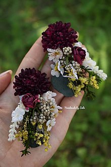 Náušnice - Kvetinové náušničky Orient - 14158485_