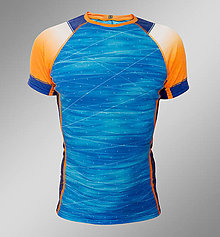 Pánske oblečenie - Merino termo tričko JM Acrux laser blue - 14160499_