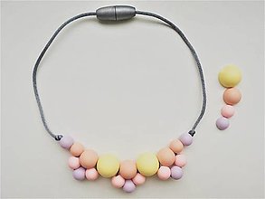 Náhrdelníky - Detský silikónový náhrdelník ZOJA - 14160071_