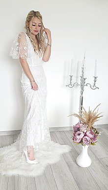 Šaty - Krajkové svadobné šaty - 14168782_