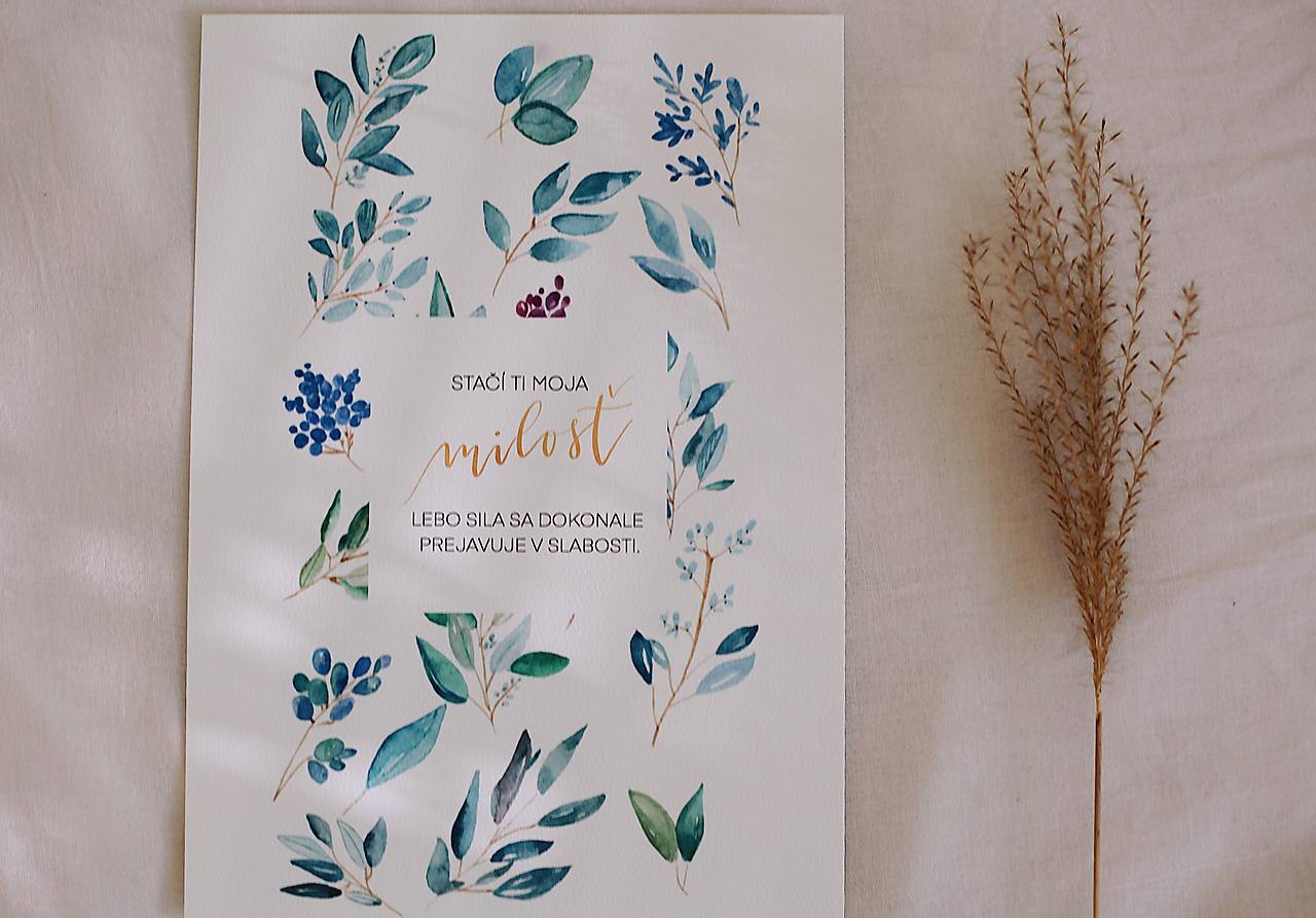 STAČÍ TI MILOSŤ - print  (A3 (30x42cm))