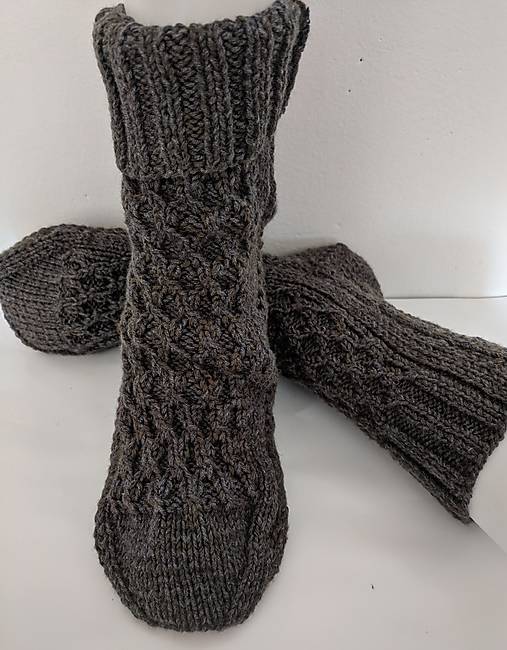  - Pánske pletené ponožky - 14165678_