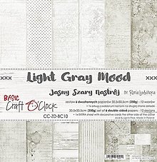 Papier - Scrapbook papier Light Gray Mood 12 x 12 - 14171314_