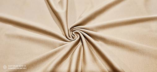 Textil - Úplet jednofarebný Viskózovy (Béžový) - 14174405_