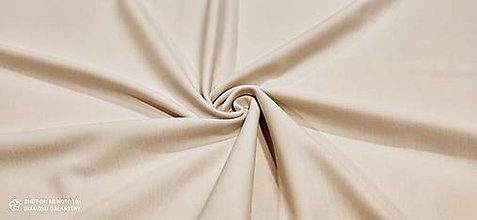 Textil - Úplet jednofarebný Viskózovy (Krémový) - 14174052_