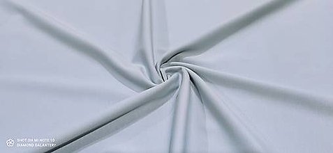 Textil - Úplet jednofarebný Viskózovy (Studená biela) - 14174398_