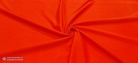 Textil - Úplet jednofarebný Viskózovy (Červený jasný) - 14174406_