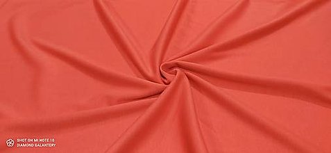 Textil - Úplet jednofarebný Viskózovy (Červený matný) - 14174407_