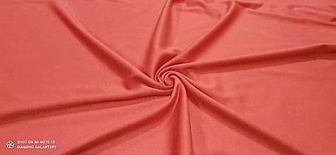 Textil - Úplet jednofarebný Viskózovy (Tehlový) - 14174409_