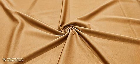 Textil - Úplet jednofarebný Viskózovy (Škorica) - 14174413_