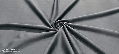 Textil - Úplet jednofarebný Viskózovy (Tmavá Šedá) - 14174414_