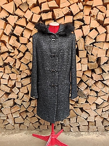 Bundy a kabáty - Vlnený zimný kabát s kapucňou (rôzne farby) - 14173222_