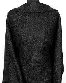 Bundy a kabáty - Vlnený zimný kabát s kapucňou (rôzne farby) (Čierna) - 14173237_