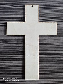 Polotovary - Výrez - Drevený kríž - 14177589_