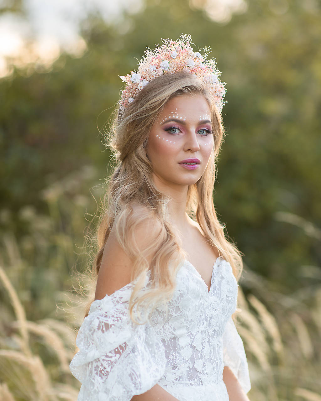 Kvetinová korunka "sladko na perách" 