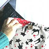 Na notebook - Puzdro čierne mačky na 14" notebook - 14177418_