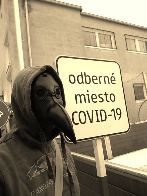 Plague doctor - kožená maska