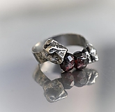 Prstene - Prsten s rubíny - 14178323_