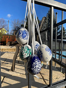 Dekorácie - veľkonočné vajíčka keramické - 14181107_