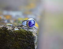 Prstene - Nerezový prsten.. " Purple day " - 14183653_