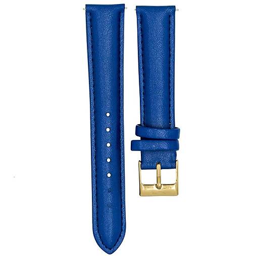 Náramky - Kožený remienok k hodinkám Sissy (Modrá) - 14182292_
