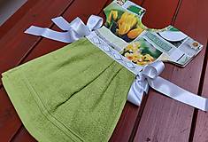 Úžitkový textil - Dekoračný uterák na rúru tulipány,narcisy,margarétky - 14185382_