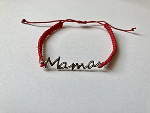 Náramky - Náramok s nápisom Mama - 14188640_