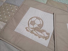 Úžitkový textil - Patchwork súprava - Futbal - 14192882_