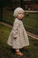 Detské oblečenie - Detské mušelínové šaty Lastovička - 40+ farieb (poľné kvietky) - 14192946_