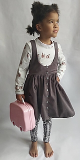 Detské oblečenie - Menčestrové šatôčky SEQUANA - 14190924_