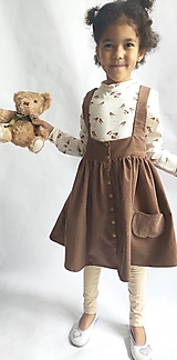 Detské oblečenie - Menčestrové šatôčky EPONA - 14191015_