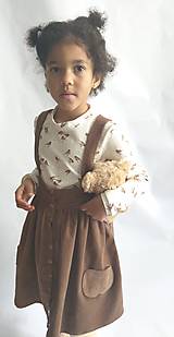 Detské oblečenie - Menčestrové šatôčky EPONA - 14191016_