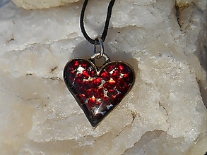 Náhrdelníky - garnet love-granát- - 14196301_