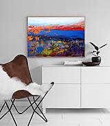 Obrazy - Západ Slnka za mestom - 14193208_