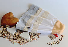 Hračky - Priateľky do kabelky. Textilná bábika Vlnienka - 14194405_