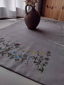 Úžitkový textil - Stredový obrus Poľné kvety - 14195567_