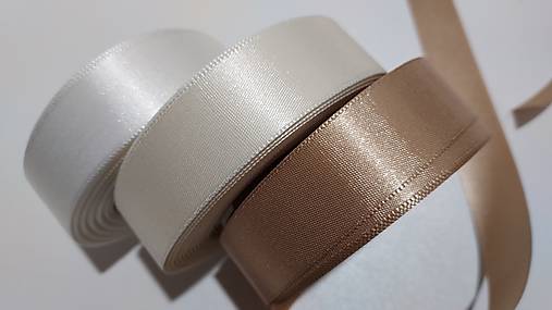 Galantéria - Obojlíca saténová stuha 2,4cm - 14199456_