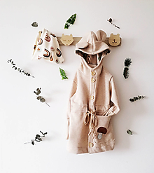 Detské oblečenie - Teplákový kabátik ROBKO - 14197440_