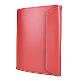 Papiernictvo - Kožený zápisník A5, červená farba - 14198276_