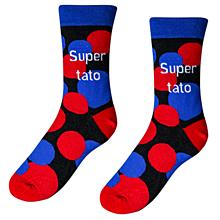 Ponožky, pančuchy, obuv - Vtipné ponožky - Super tato - 14197625_