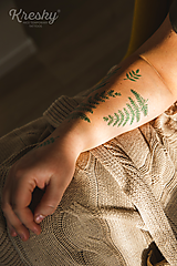 Tetovačky - Dočasné tetovačky - papraďové - Kapraďomil (51) - 14203350_