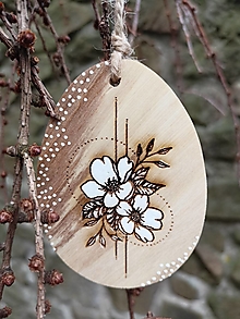 Dekorácie - Veľkonočná dekorácia na zavesenie "čerešňový kvet" - 14202999_