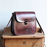 Kabelky - Kožená kabelka Antique leather *Mahogany* - 14202467_