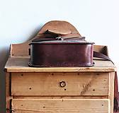 Kabelky - Kožená kabelka Antique leather *Mahogany* - 14202474_