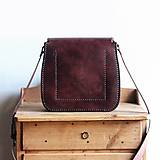 Kabelky - Kožená kabelka Antique leather *Mahogany* - 14202482_