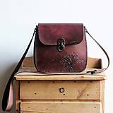 Kabelky - Kožená kabelka Antique leather *Mahogany* - 14202576_