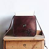 Kabelky - Kožená kabelka Antique leather *Mahogany* - 14202585_