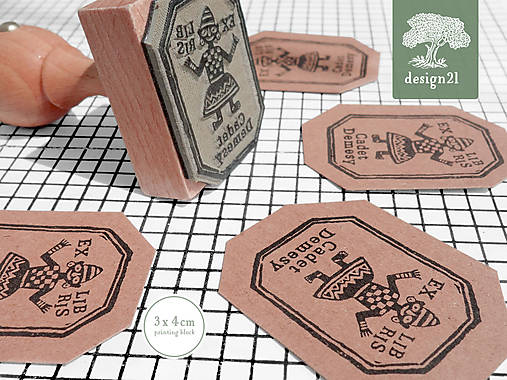 Materiál ručne robený - Tanečnica: pečiatka 3x4 cm - 14202560_